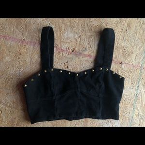 Studded crop top